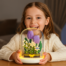 Flor elegante Blocos de construção - perfeito para presente ✅💖🎄