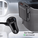 QuickCharge 3.0™ - Carregador Para Carro 4 em 1