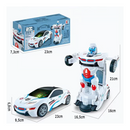 🔥 Carrinho de brinquedo elétrico de polícia com deformação universal ✔