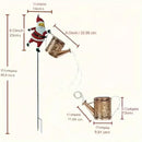 🔥 Um kit com 3 unidades 🔥 Regador Solar de Papai Noel 🤶🎄